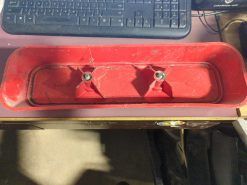 Alternative view of 1997 - 2001 Polaris GENESIS,VIRAGE,SLTX SILENCER,INTAKE,TOP,RED