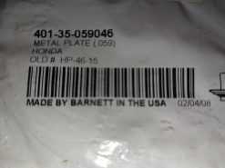 Alternative view of Honda CR250,480,500,XR 650 Barnett Steel Clutch Drive Plate 1.5mm thick - 401-35-059046