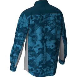 M Cast Performance UPF L/S Shirt 21-Slate Camo/Slate-S - Image 2