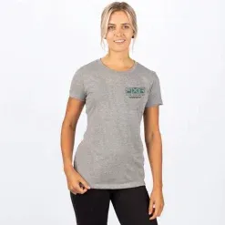FXR race div premium t-shirt Grey Heather, XL