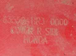 Alternative view of Honda TRX 420 Fourtrax Rancher Red Front Right SIDE COVER 83550-HR3-0000