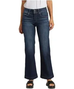 suki curvy fit mid rise trouser indigo 30/31