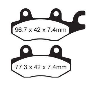 BRAKE PADS - SINTERED - (FA165R)