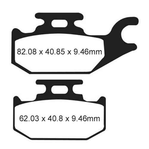 EBC BRAKE PADS - SV SERIES - FA307SV