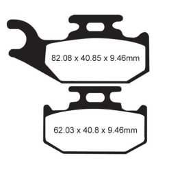 EBC BRAKE PADS - SV SERIES - FA317SV REAR