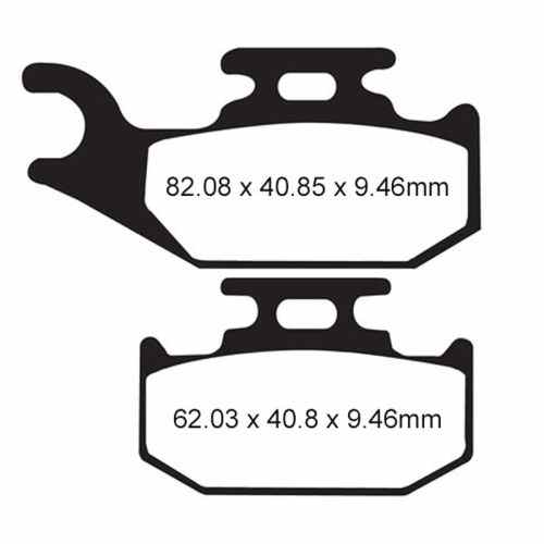 EBC BRAKE PADS - SV SERIES - FA317SV REAR