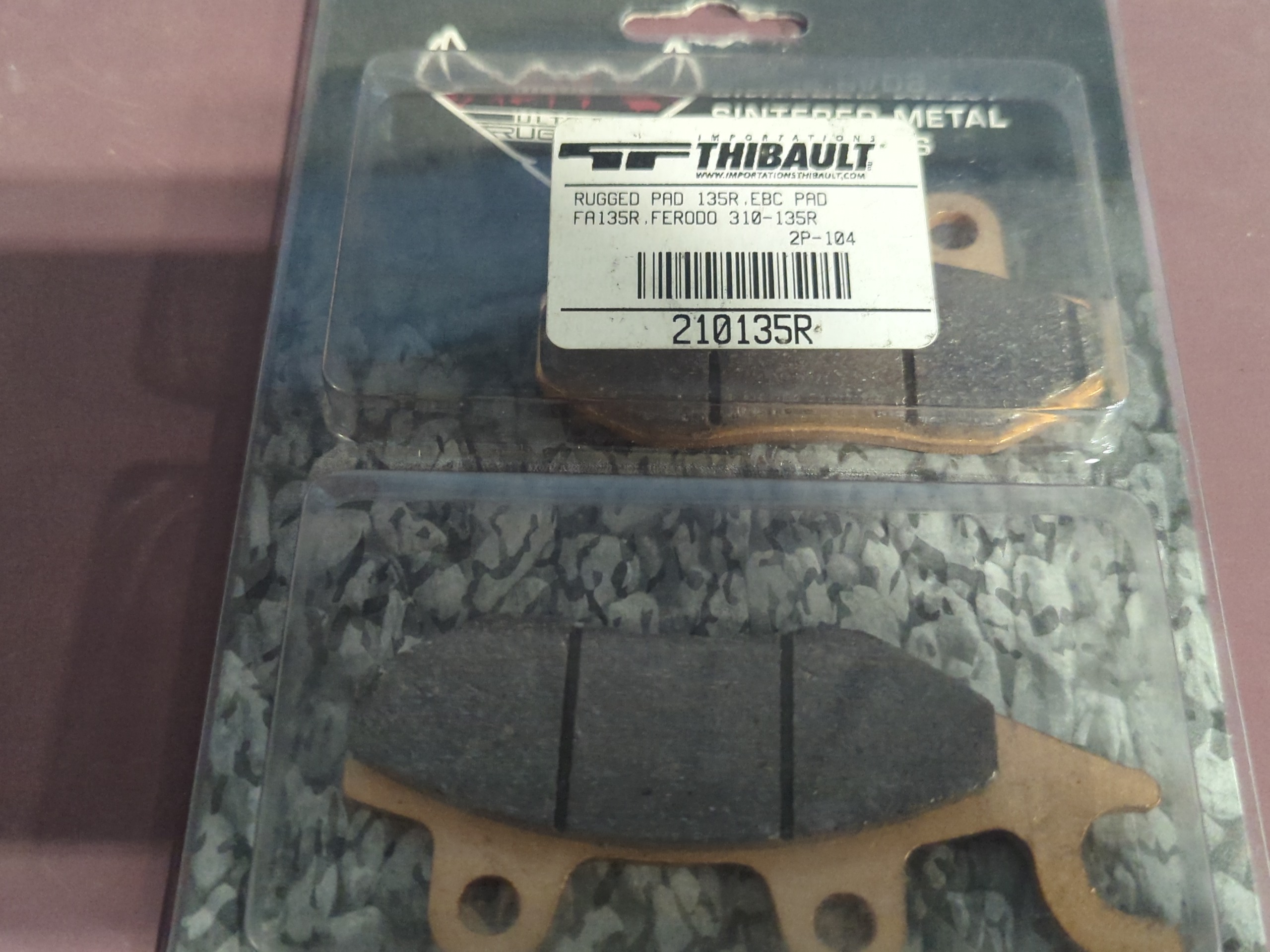 BRAKE PADS - SINTERED - (FA135R)