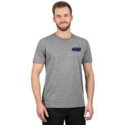 FXR M Race Day div, Heather Grey premium t shirt, M