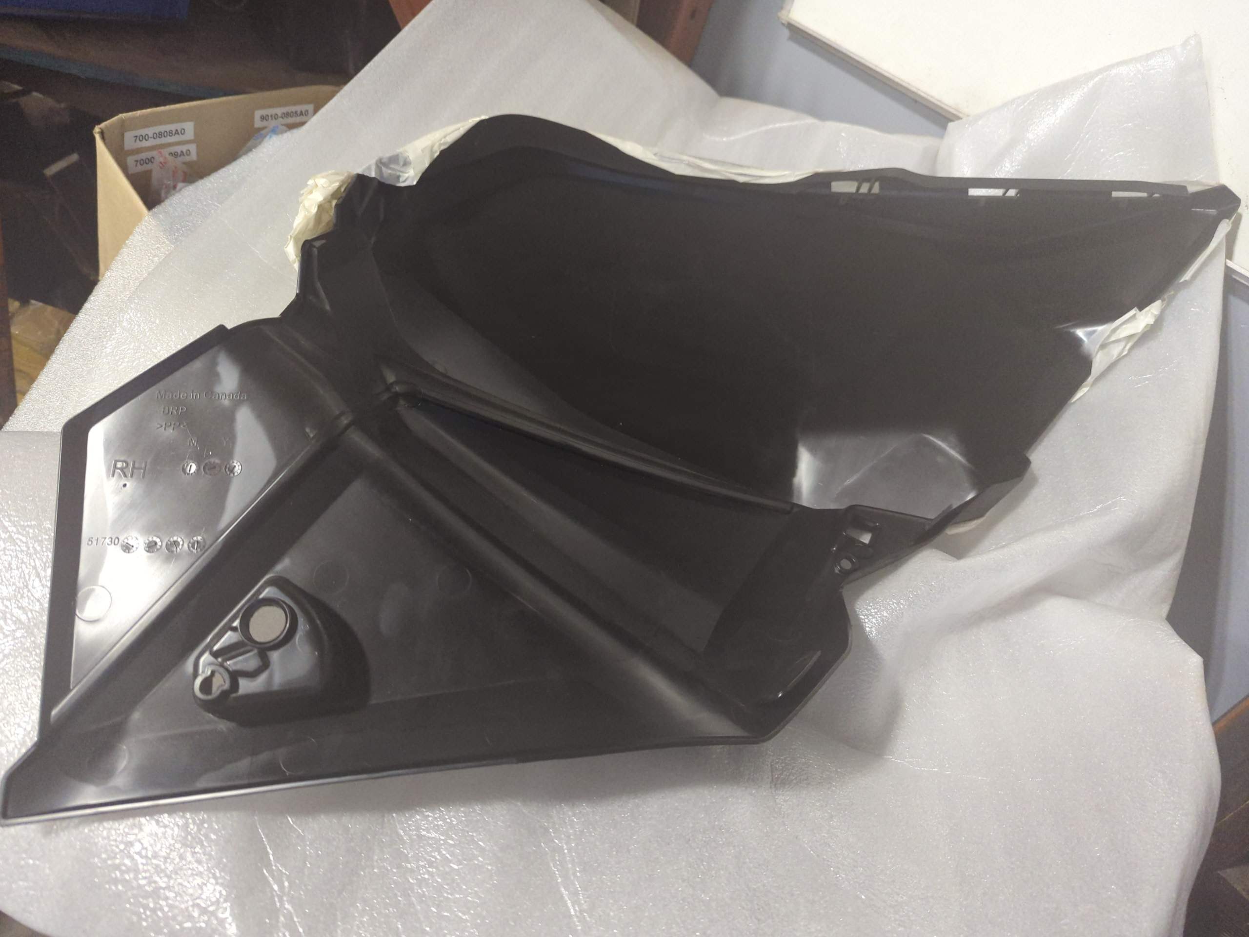 2017 - 2024 Ski Doo MXZ 600 EFI,SUMMIT 850 E-TEC,BACKCOUNTRY 600R E-TEC Black RH Panel - Image 3