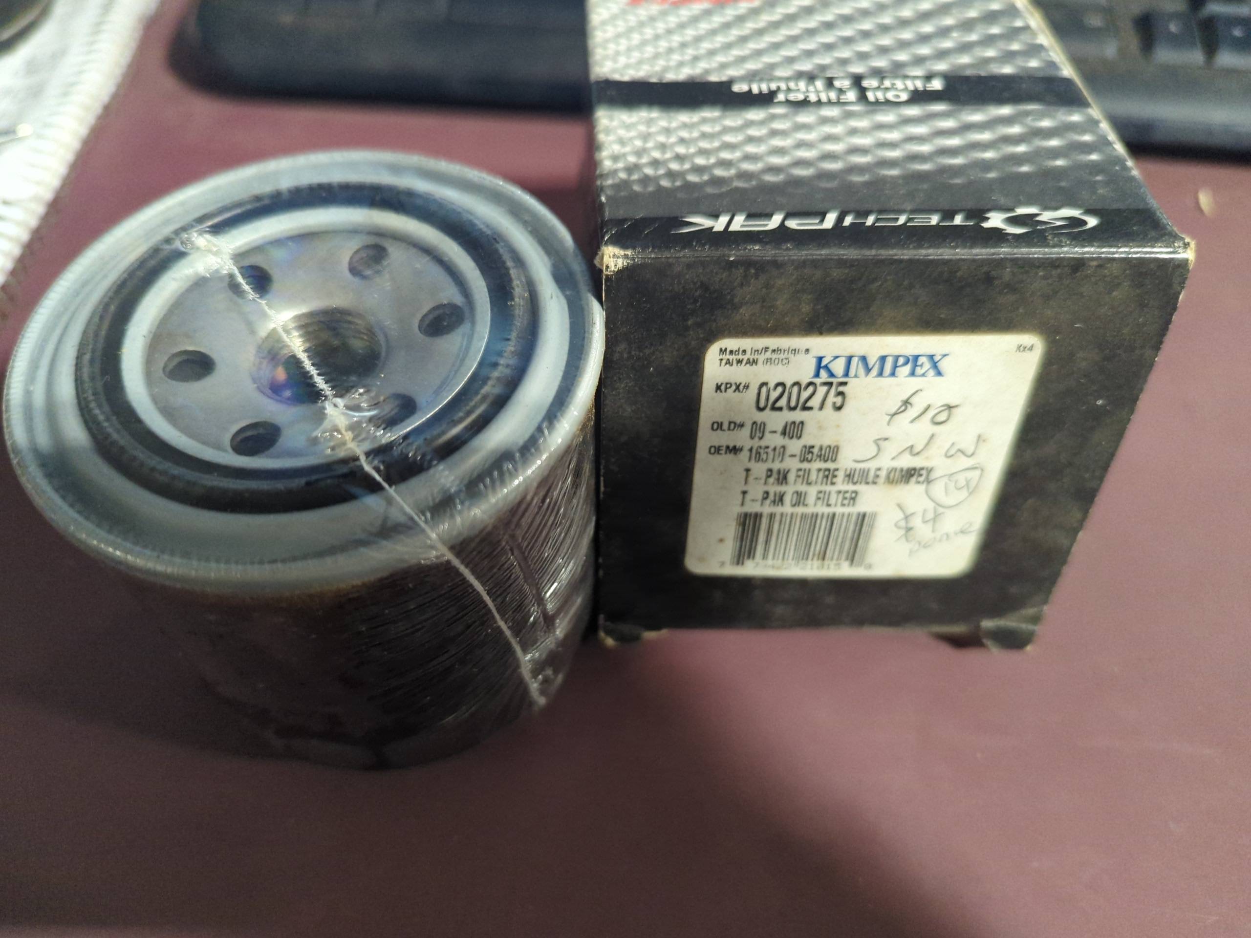 KIMPEX OIL FILTER 16510-05A00