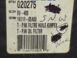 KIMPEX OIL FILTER 16510-05A00 - Image 3