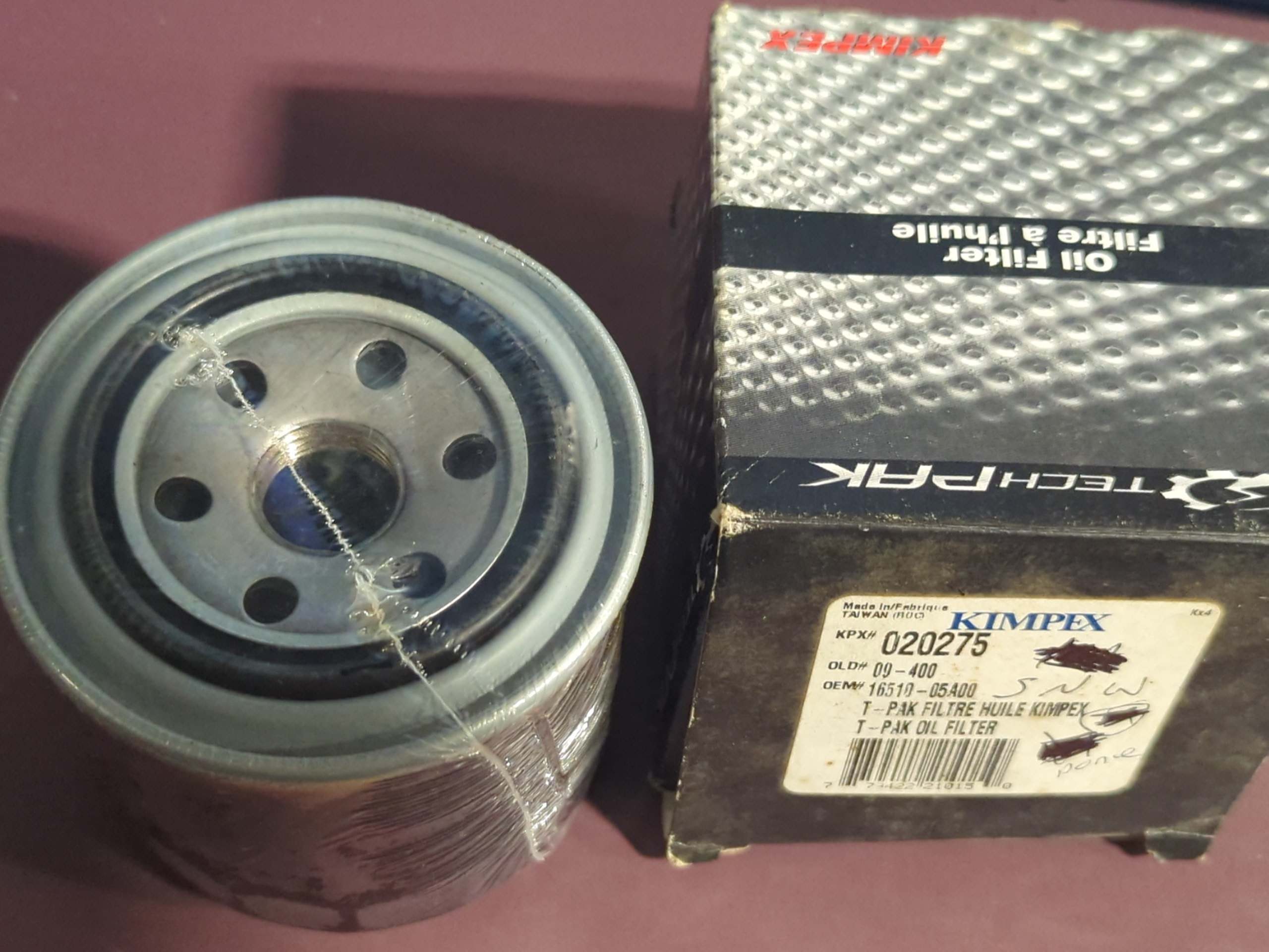 KIMPEX OIL FILTER 16510-05A00 - Image 2