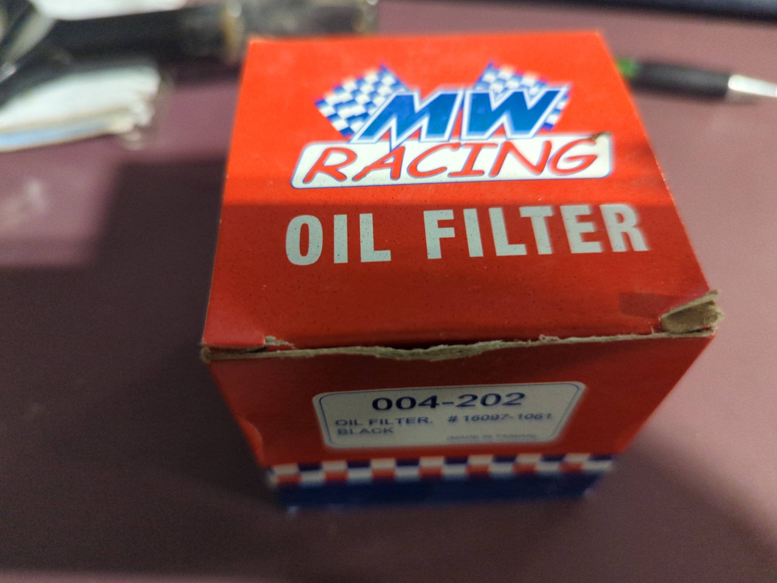 MW RACING 004-202 FILTER-ASSY-OIL