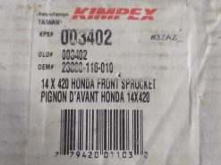 14x420 Honda CRF80, XR80,XR75,XL75 Front Sprocket - Image 2