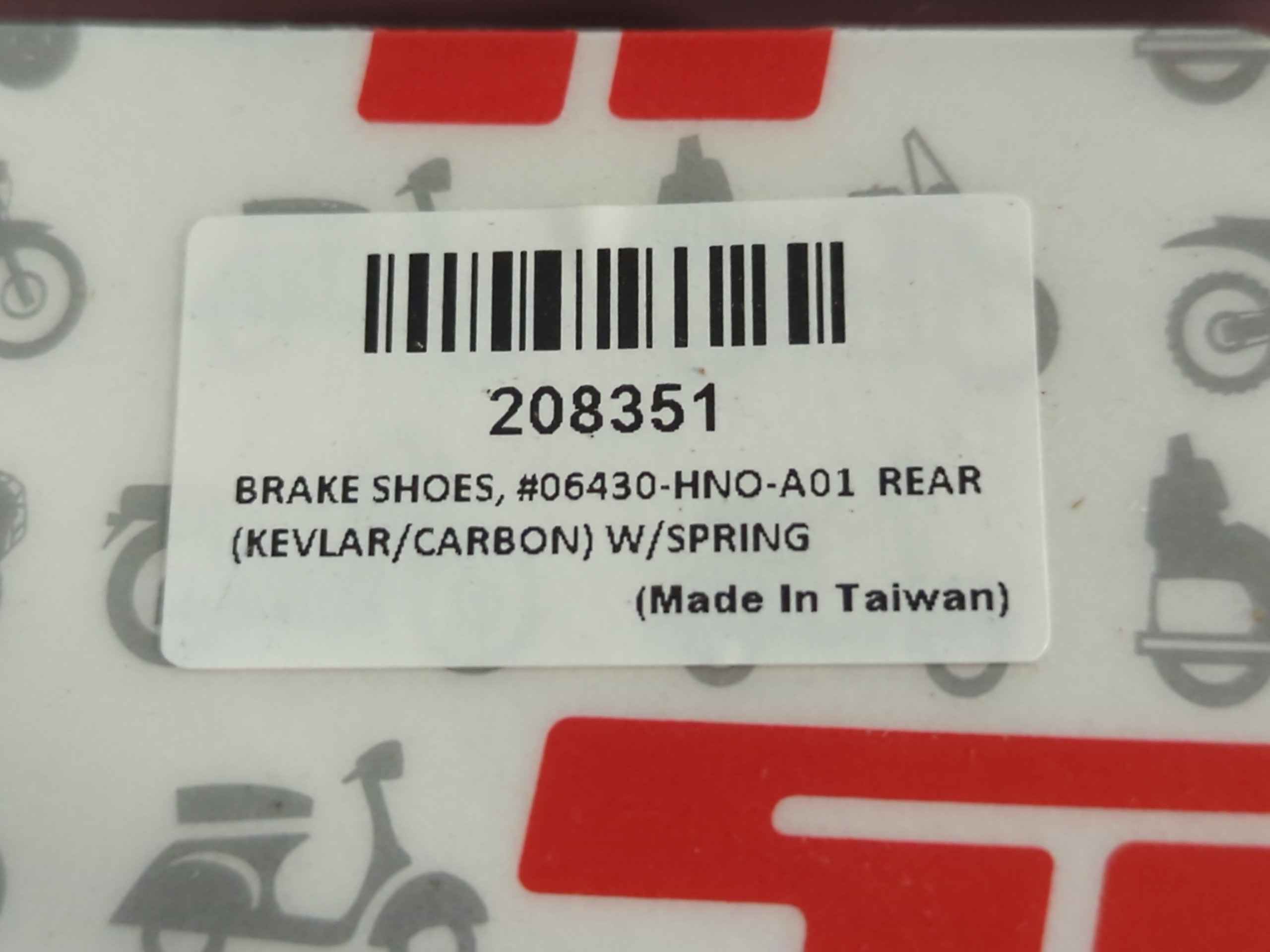 ITL BRAKE SHOES (531) REAR - Image 3