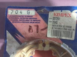 Alternative view of EBC Grooved Brake Shoes - 704G