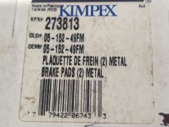 Kimpex HD Metallic Brake Pad  Rear 05-152-49FM - Image 4
