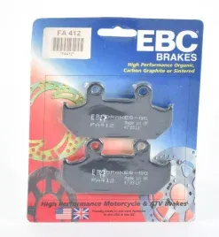 EBC Brakes FA412 ORGANIC SERIES BRAKE PAD SET