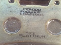Alternative view of Ferodo Platinum FDB666P,FA160 BRAKE PADS