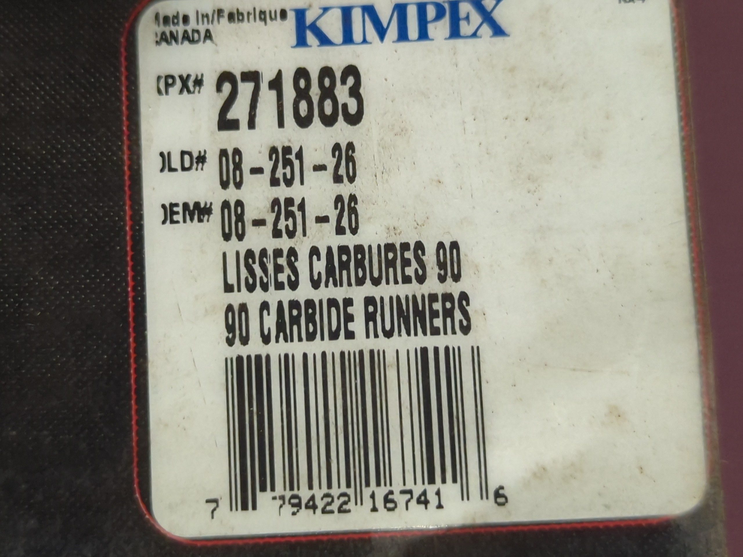 Kimpex Carbide Runner Fits Yamaha, Fits Kawasaki - Image 2
