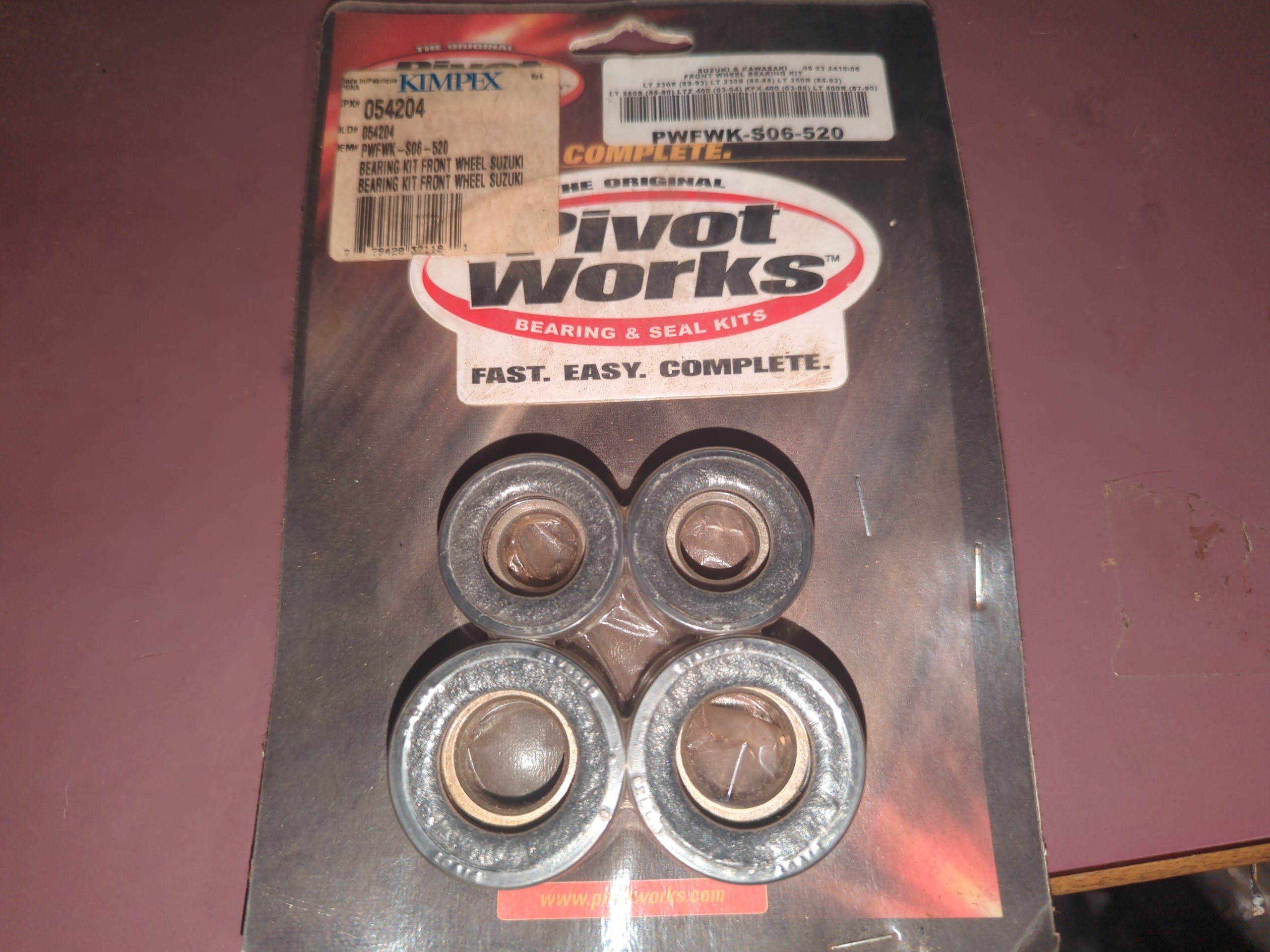 Pivot Works Wheel Bearing Kit Fits Suzuki, Fits Arctic cat, Fits Kawasaki