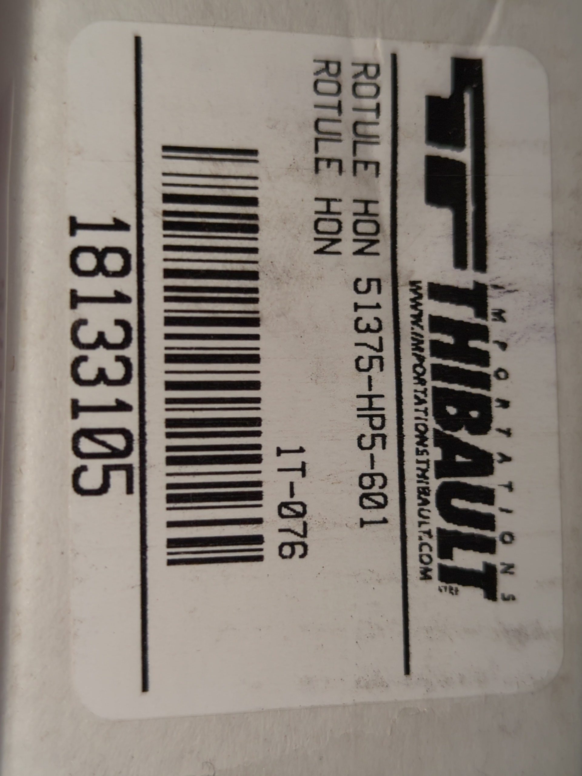 ITL BALL JOINT Honda 18133105 - Image 2