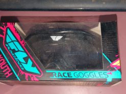 FLY RACING YOUTH FOCUS MX GOGGLES BLACK/CLEAR ONE-SIZE 37-2210