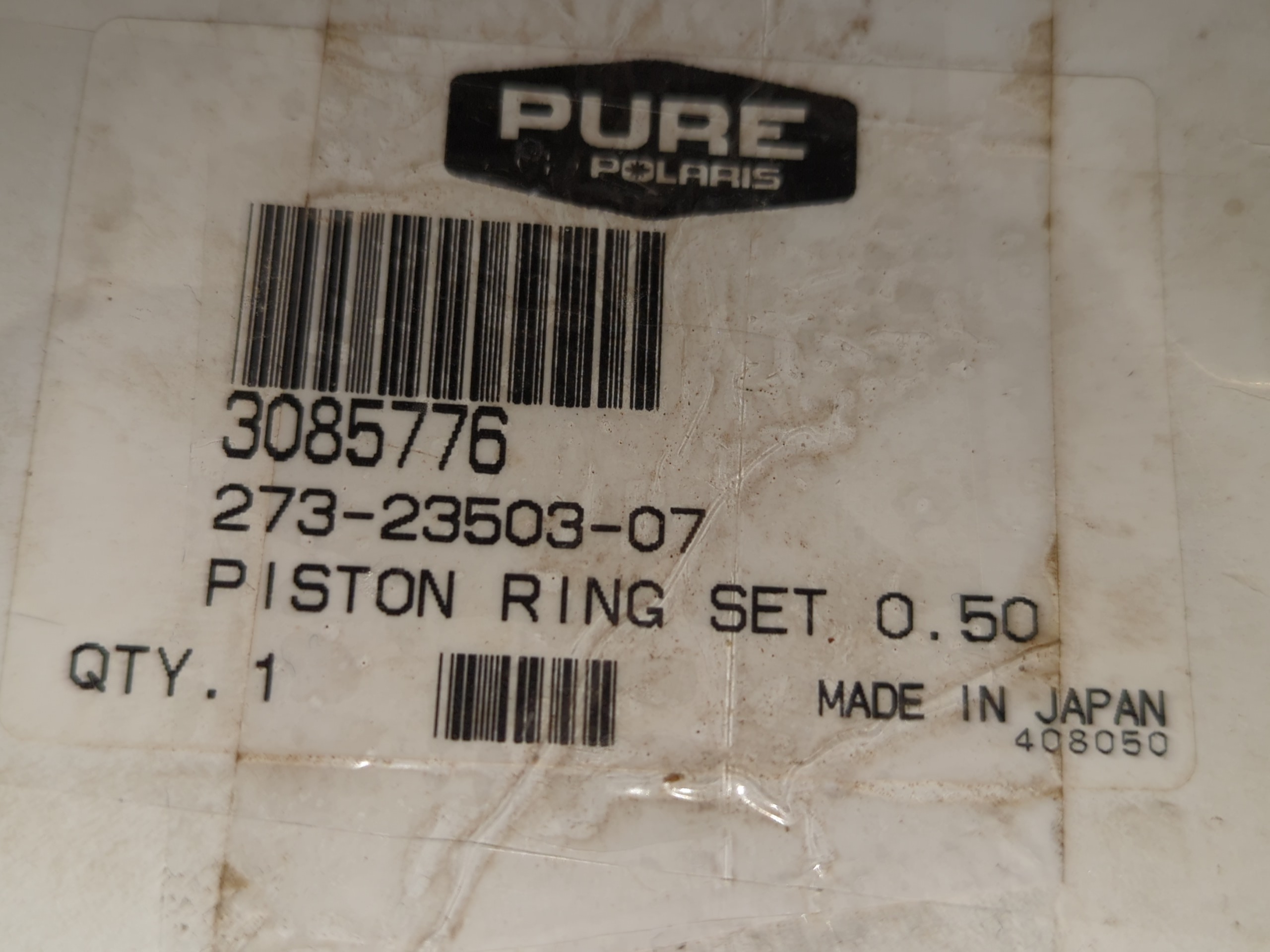 1999 - 2002 Polaris Sportsman 335 PISTON RING SET, .020 IN (0.50 O/S) 3085776