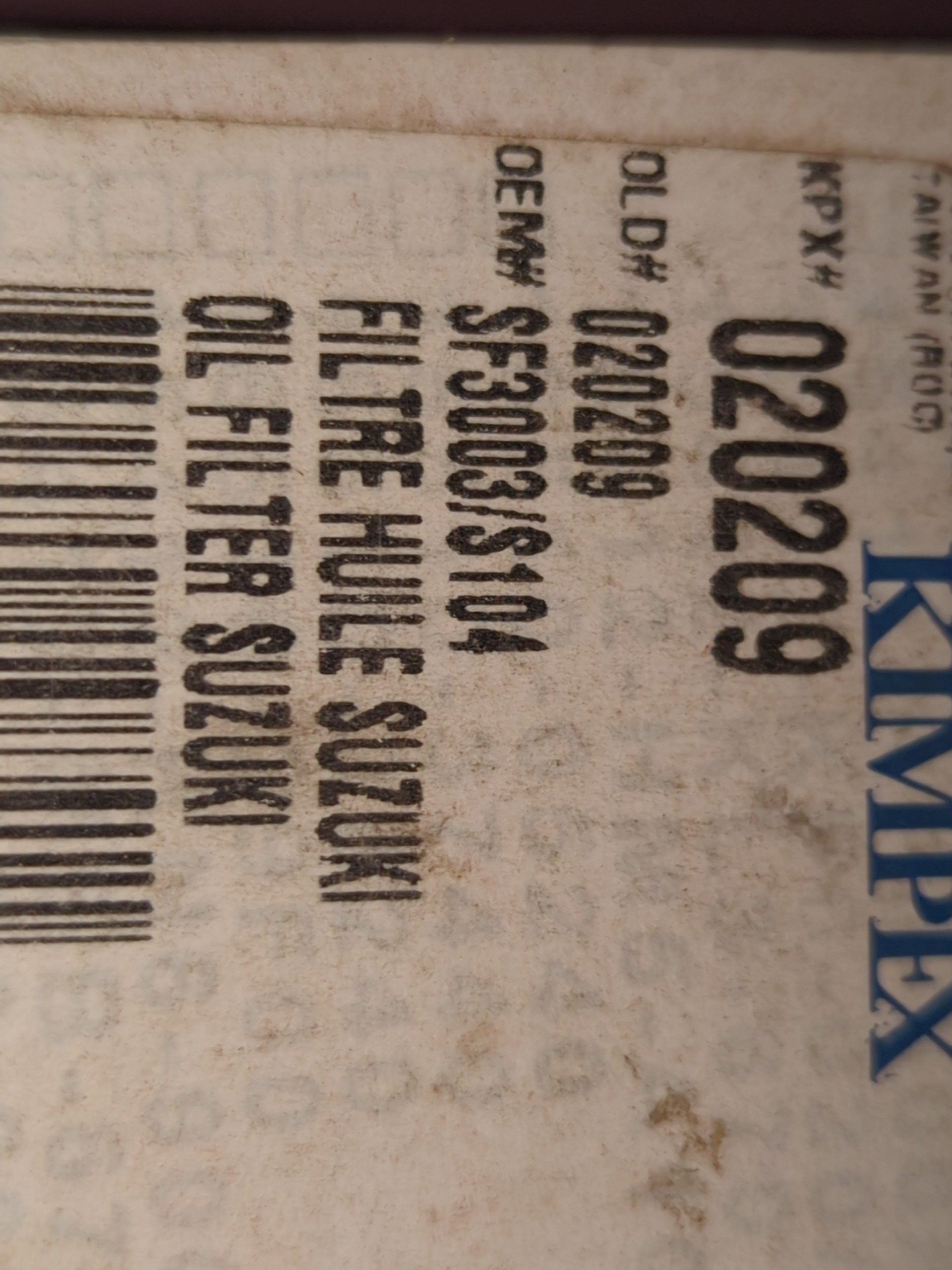 Kimpex Oil Filter Suzuki 020209 - Image 3