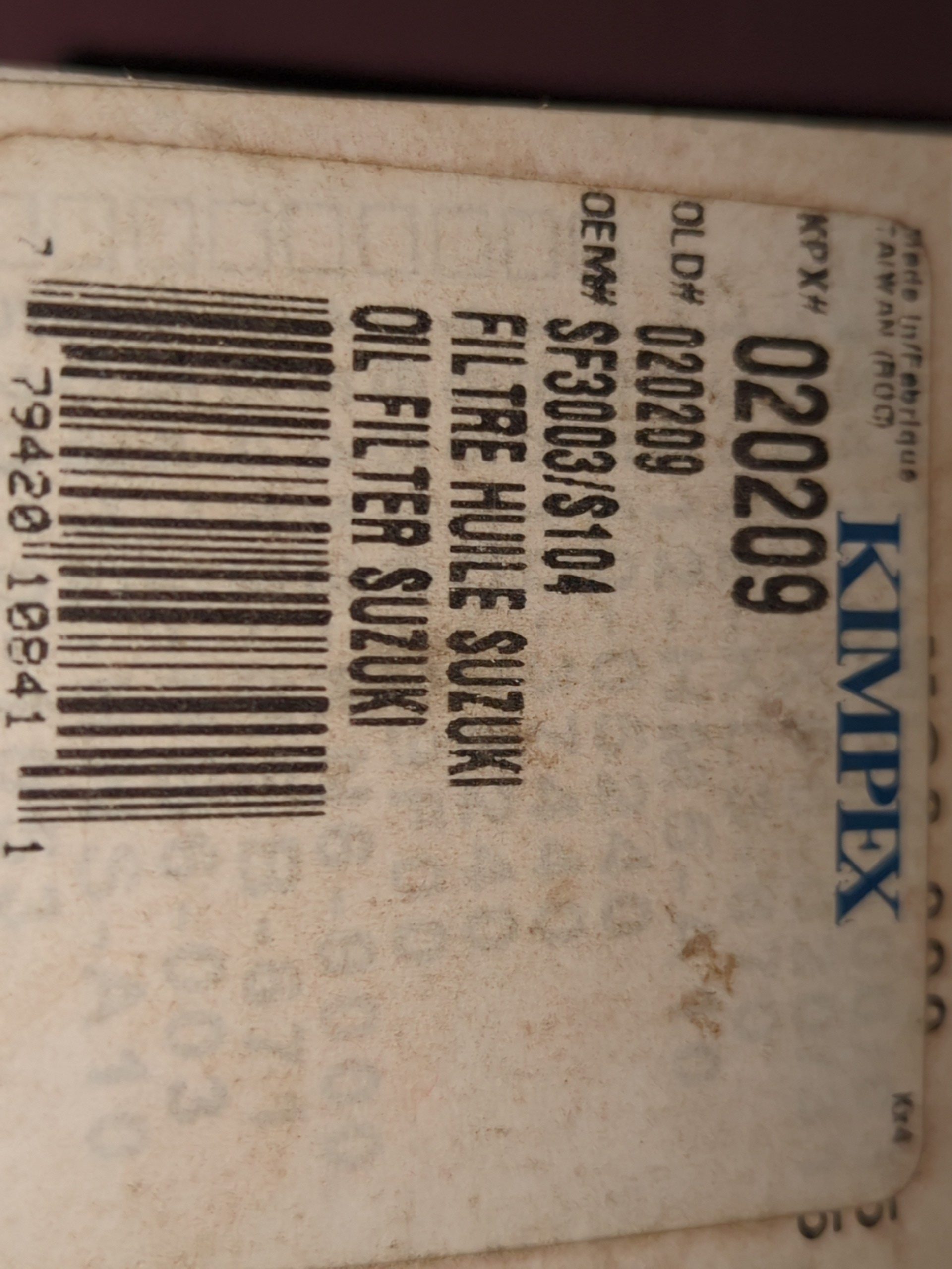 Kimpex Oil Filter Suzuki 020209 - Image 4