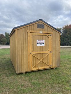 8x12 Utility Shed 6'3 Walls H102575