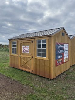 8x12 Side Utility Shed 6'3 Walls H102783