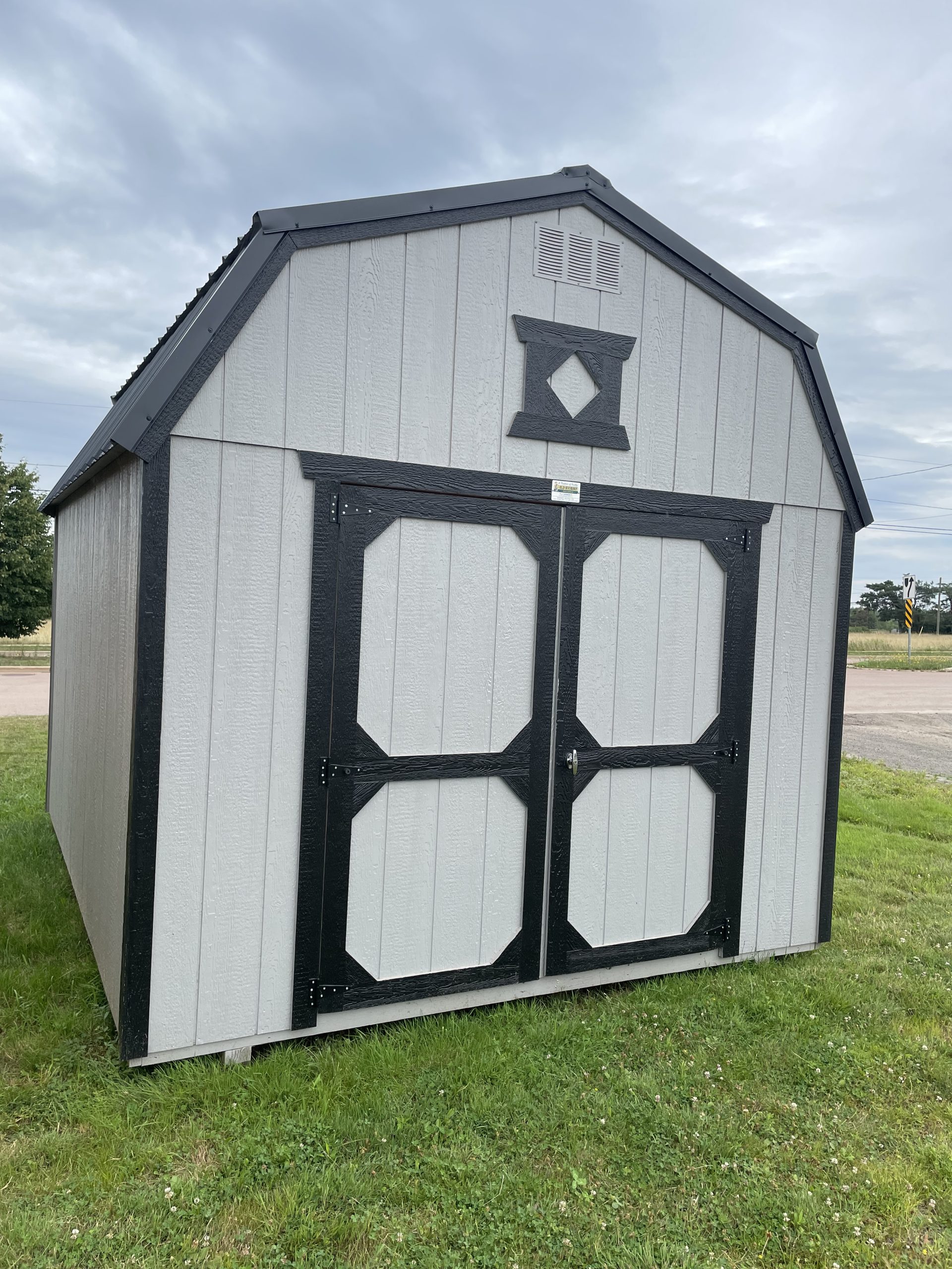 10X12 Lofted Barn 6'3 Walls H102858