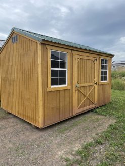 8x12 Side Utility Shed 6'3 Walls H102883