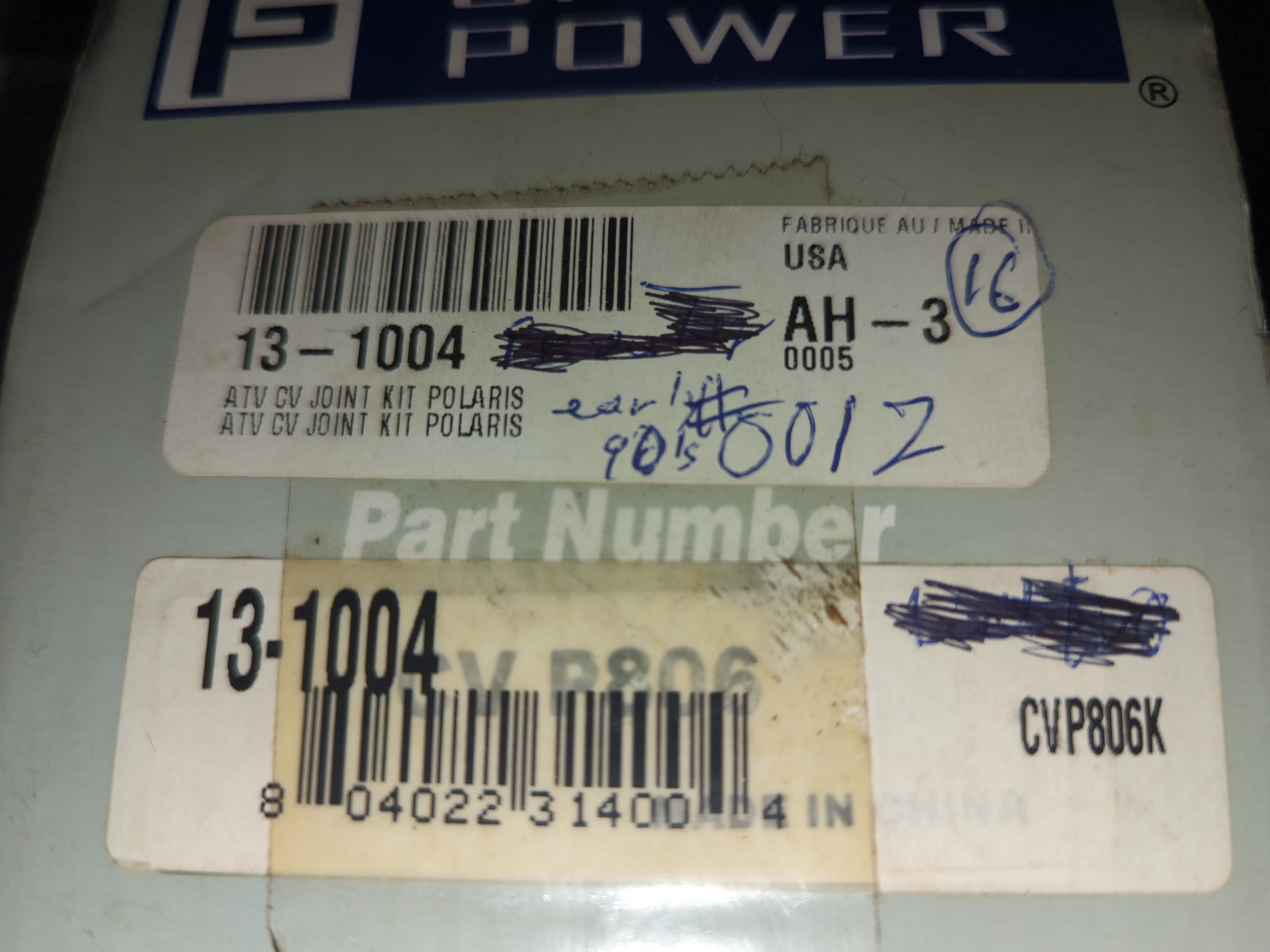 Gambit Power CV Joint Axle Polaris - Image 2