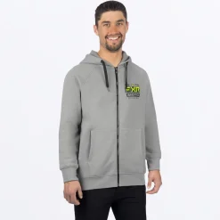 Gladiator Hoodie Grey Heather/Glow Stick L