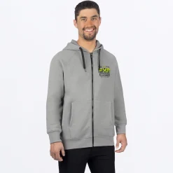 Gladiator Hoodie  Grey Heather/Glow Stick XL