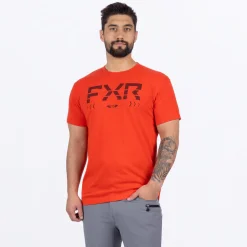 Men's Helium Premium T-Shirt Red Heather/Oxblood 2XL