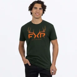 Men's Antler Premium T-Shirt Forest/Orange 3XL
