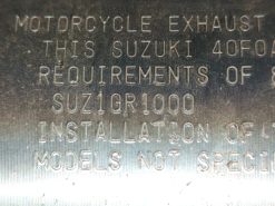 2004  Suzuki GSXR 1000 Exhaust Muffler - Image 5
