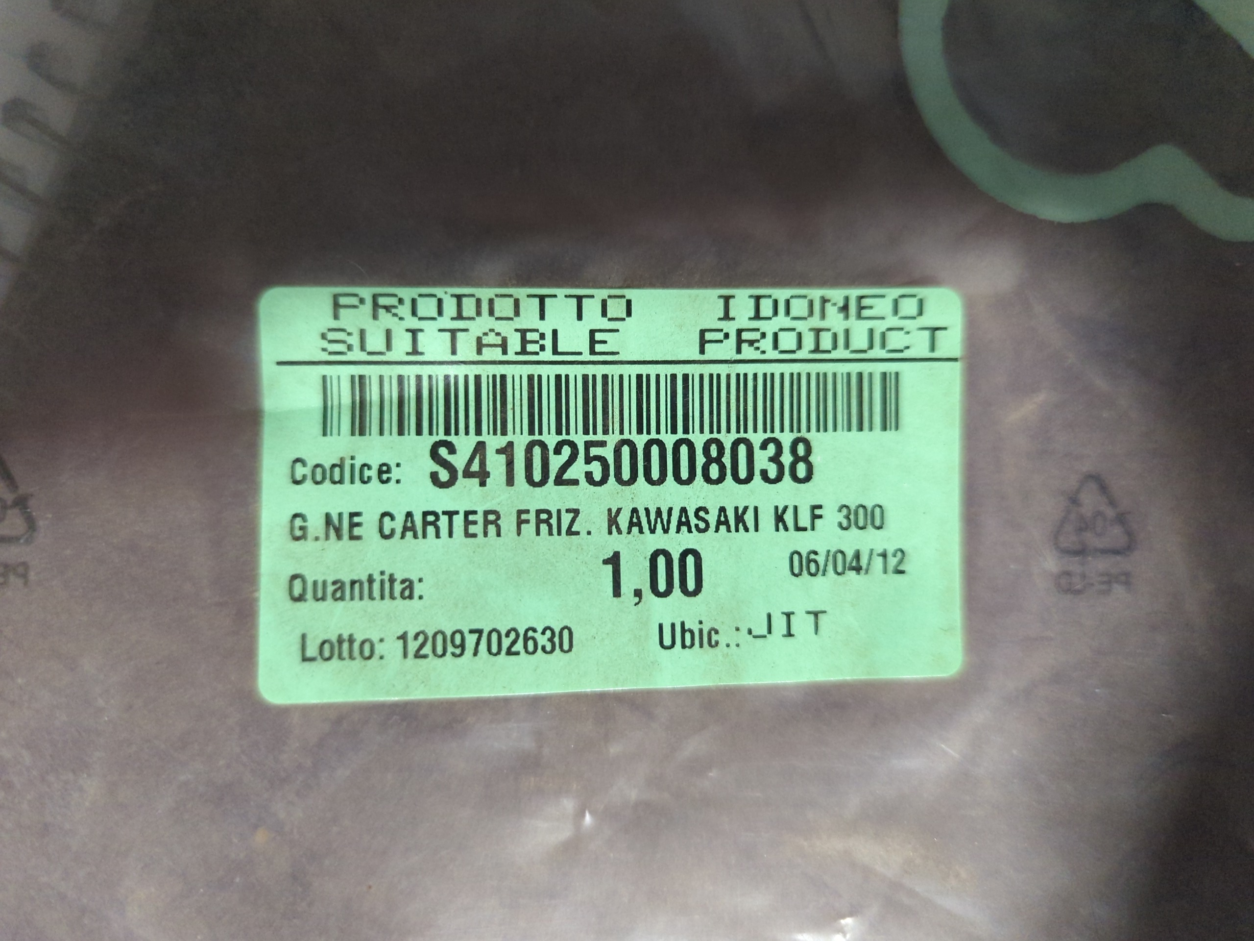 1996 - 2005 KAWASAKI KLF 300 CLUTCH COVER GASKET - Image 3