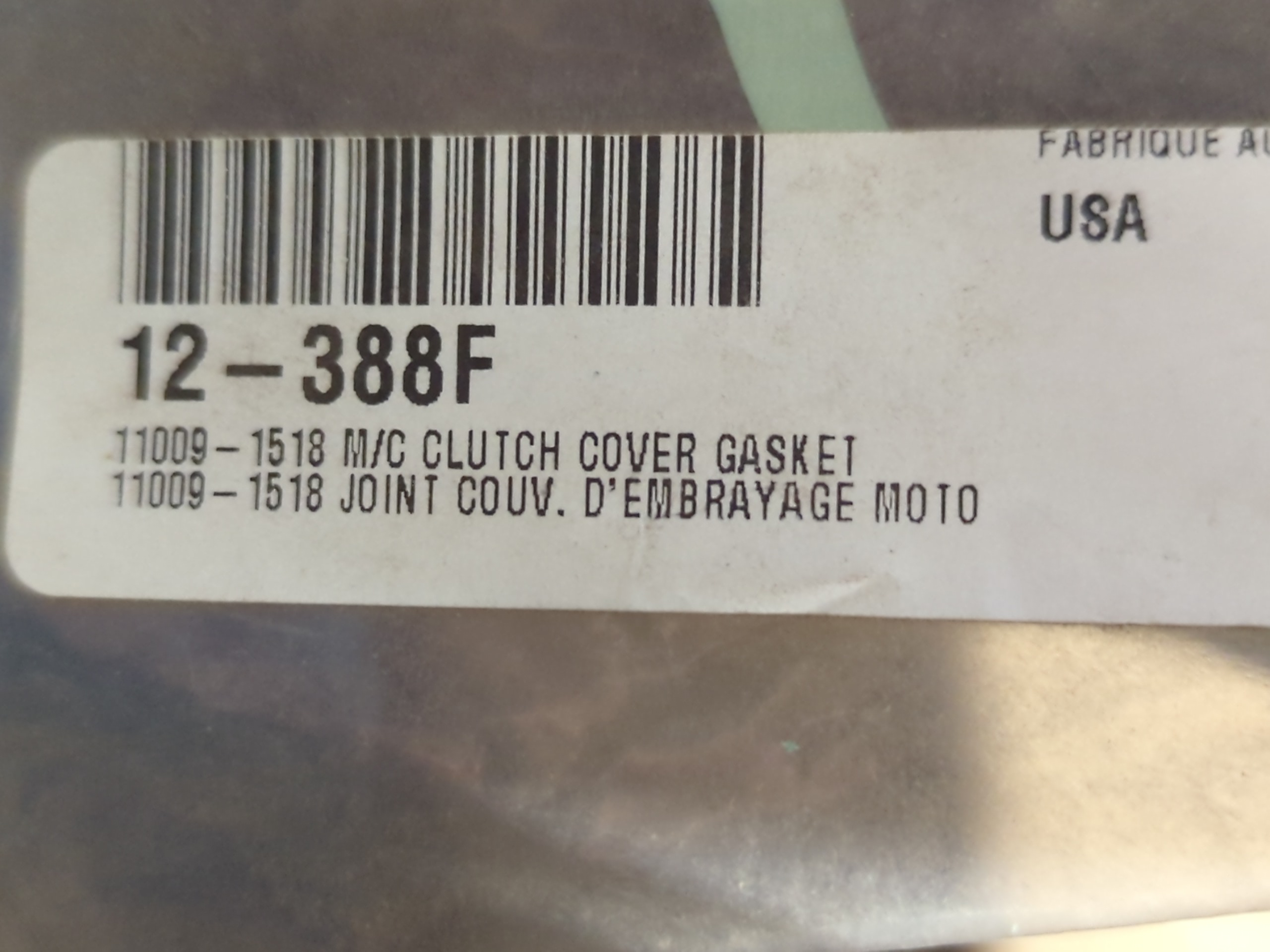 1996 - 2005 KAWASAKI KLF 300 CLUTCH COVER GASKET - Image 2