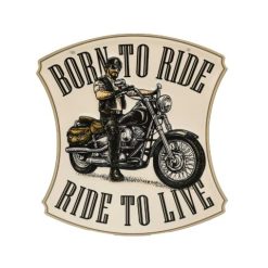 Born to Ride” Tin Sign