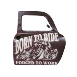 “Born to Ride” Car Door Sign