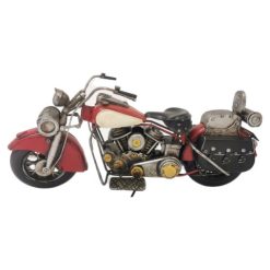 Red Motorcycle Metal Model