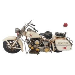 VINTAGE POLICE BIKE METAL MODEL - RD2007