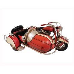 VINTAGE RED SIDECAR METAL MODEL