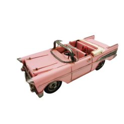 Pink Classic Convertible Car Metal Model