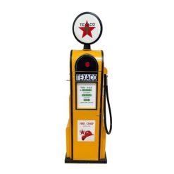 Yellow Gas Pump Metal Cabinet
