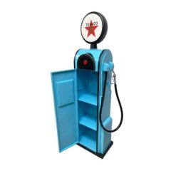 Blue Gas Pump Metal Cabinet - Image 2